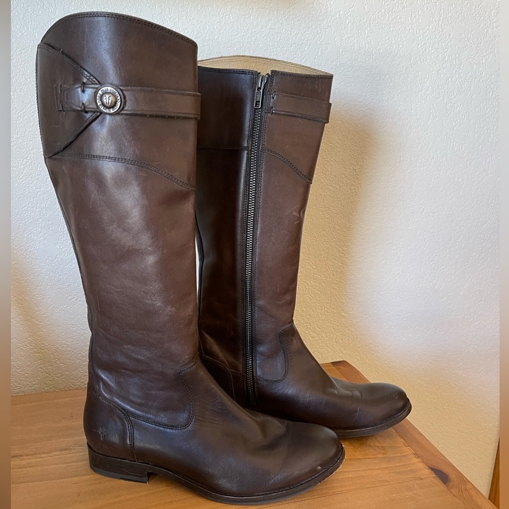 Frye Melissa Button Tall Riding Boot size 8